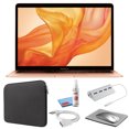 thumbnail image 1 of Apple MacBook Air de 13 pulgadas (i5 1,6 GHz, SSD de 128 GB) (mediados de 2019, MVFM2LL/A) - Paquete dorado con funda negra con cierre + kit básico para portátil + kit de limpieza (reacondicionado) Manzana MVFM2LL/A-RB, 1 of 6