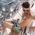 thumbnail image 2 of luoweisi Men's Beach Shorts Quick Dry Swim Trunks with Mesh Lining Woodpecker L, 2 of 5