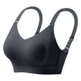 thumbnail image 2 of OSFVNOXV Workout Sports Bras for Big Busted Women Wireless Soft Comfy High Supportive Running Gym Activewear Bra with Pads, 2 of 9
