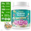Orgain Organic Vegan 21g Protein Powder, Fruity Cereal, Plant Based Shake Drink, 1.02lb