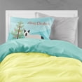 thumbnail image 2 of Carolines Treasures BB9238PILLOWCASE Silver Fox Christmas Fabric Standard Pillowcase Teal Standard multicolor, 2 of 2