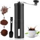 thumbnail image 1 of Molino de Café Manual Acero Inoxidable, Moledor de Café en Grano con Burr de Cerámica Ajustable, Portátil para Oficina, Hogar, Camping (Negro), 1 of 8
