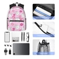 thumbnail image 6 of Vsdgher Sunflower Rabbit Print Unisex Large Capacity Bookbag Schoolbag Casual Daypack for High School/College/Teens/Travel/Work, 6 of 8
