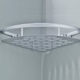 thumbnail image 4 of Estante de placa de una sola capa triangular de aluminio, bandeja de baño, accesorio de baño de esquina colgante, 4 of 7