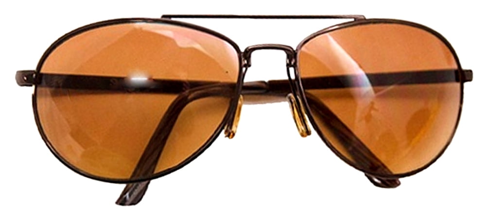 HD Vision Aviators Sunglasses- Bronze- 2 Pack