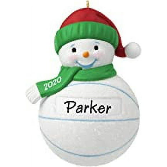Hallmark Basketball Snowman 2020 Personalized Ornament