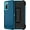 Turquoise/Belt, variant on Petocase for Samsung Galaxy S25 FE 5G Case,Shockproof Rugged Full Body Protection Heavy Duty Dust/Drop Proof 3-Layer 6.7'' Cover Case,Turquoise