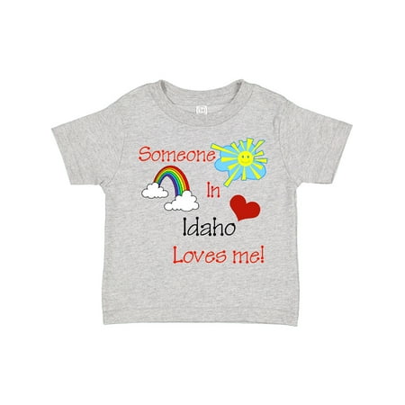 

Inktastic Someone in Idaho Loves Me! Gift Toddler Boy or Toddler Girl T-Shirt