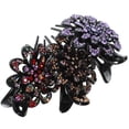 thumbnail image 2 of Shisuyan 3pcs French Hair Clips Rhinestone Hair Barrettes Curved Duck Billed Hair Clips for Thick Hair, 2 of 8