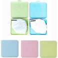 thumbnail image 1 of Portable Reusable Dustproof Plastic Storage Box 13X13X1.4CM 3 Pieces (4-D-W), 1 of 5