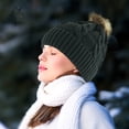 thumbnail image 2 of Gorro de Invierno para Mujer Gaon Gorras para el Frio Negro, 2 of 5