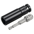 thumbnail image 1 of Unique Bargains Socket Accessory Set, 17mm Deep Socket 1/4' Hex Shank Impact Adapter with 1/2' Drive, 1 of 5