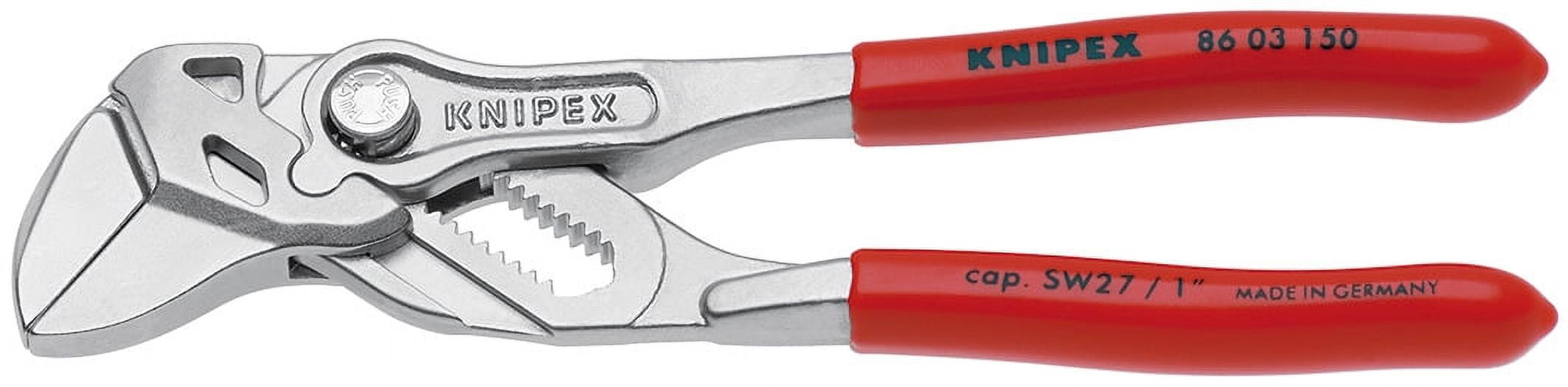 KNIPEX Tools 00 20 72 V01, Mini Cobra Pliers and Pliers Wrench 2-Piece Set with Belt Pouch