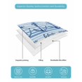 thumbnail image 4 of Full Size Quilt Bedding Set, Ocean Archor Reversible Summer Quilt 3 Pieces, Summer Rustic Nautical Coastal Beach Blue Stripes Lightweight Bedspreads Coverlets with 2 Pillow Shams for All Seasons, 4 of 5