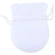 thumbnail image 1 of Mini Bolsas para Recuerdos VelvtyWhite 25Pzas Blanco 7x9cm Terciopelo Bolsa en Forma de Calabaza., 1 of 1