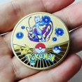 thumbnail image 4 of Gold Coins Pikachu Commemorative Coins Metal Letters Gold Metal Round Cards Silver Mewtwo Coin Anime Toys, 4 of 5