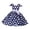 396Blue867, variant on Rggeeun Toddler Girls White Polka Dot Tutu Dress Elegant Bow Belt Performance Gown For Breathable Casual O-Neck Sundress