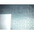 thumbnail image 3 of Silk Brocade fabric powder blue with metallic silver Jacquard 54" wide BRO930[1], 3 of 5