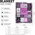 thumbnail image 5 of 50th Birthday Gifts for Women, Gift Ideas for Women Turning 50, 50 Year Old Blanket 50" X 60", 50th Birthday Gift for Wife, Sister, 50th Birthday Gift Ideas, 50th Birthday Blanket, 5 of 5