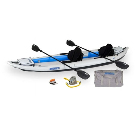 UPC: 0023634822459 | Sea Eagle 385FTK_P Fasttrack Inflatable Pro Kayak Package