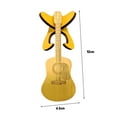 thumbnail image 5 of NIBOLOG Wooden Acoustic Guitar Pick Box with Stand Guitarist Musician Wood Engraved Picks Storage Case Guitar Pick Holder, 5 of 8