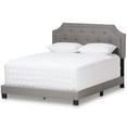 thumbnail image 1 of Baxton Studio Willis Tufted Full Low Profile Bed in Light Gray, 1 of 7