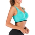 thumbnail image 7 of YouLoveIt Women Sports Bra, 3 pack Zipfront Padded Cups Comfort Sports Bra Zip Front Mesh Racerback Sports Bra  Active Gym Yoga Workout Sports Bras, 7 of 7