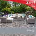 thumbnail image 2 of Catalina 12 Piece Outdoor Wicker Patio Furniture Set 12b, 2 of 6