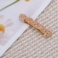 thumbnail image 5 of Unique Bargains 1 Pc Hair Barrettes Grace Crystal Spring Clip Hairpin Barrette Clip Champagne Tone, 5 of 5