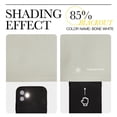 thumbnail image 4 of NICETOWN Solid Blackout Window Curtain, Room Darkening Window Treatment Grommet Drapes for Living Room, W55 x L86, Bone White, Set of 2, 4 of 7