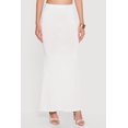 thumbnail image 3 of Women's Solid High Waisted Mermaid Maxi Skirt, 3 of 4