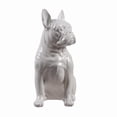thumbnail image 2 of Figura Hi-Line Gift Ltd., bulldog francés, 25 cm, color blanco, 2 of 7