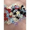 thumbnail image 3 of Charmed Handmade 100 Satin Ribbon Star Flower 3/4" Applique Sewing Bow Craft Mix Color 204-2, 3 of 3
