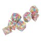 thumbnail image 2 of Juego de dados de Resina ANGGREK Balance Rolling 7pcs portátil para juegos de rol, 2 of 8