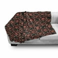thumbnail image 3 of Steampunk Soft Flannel Fleece Throw Blanket, Mechanism of Watch Pattern Creative Geometric Grungy Background, Cozy Plush for Indoor and Outdoor Use, 70" x 90", Dark Coral Beige, by Ambesonne, 3 of 6