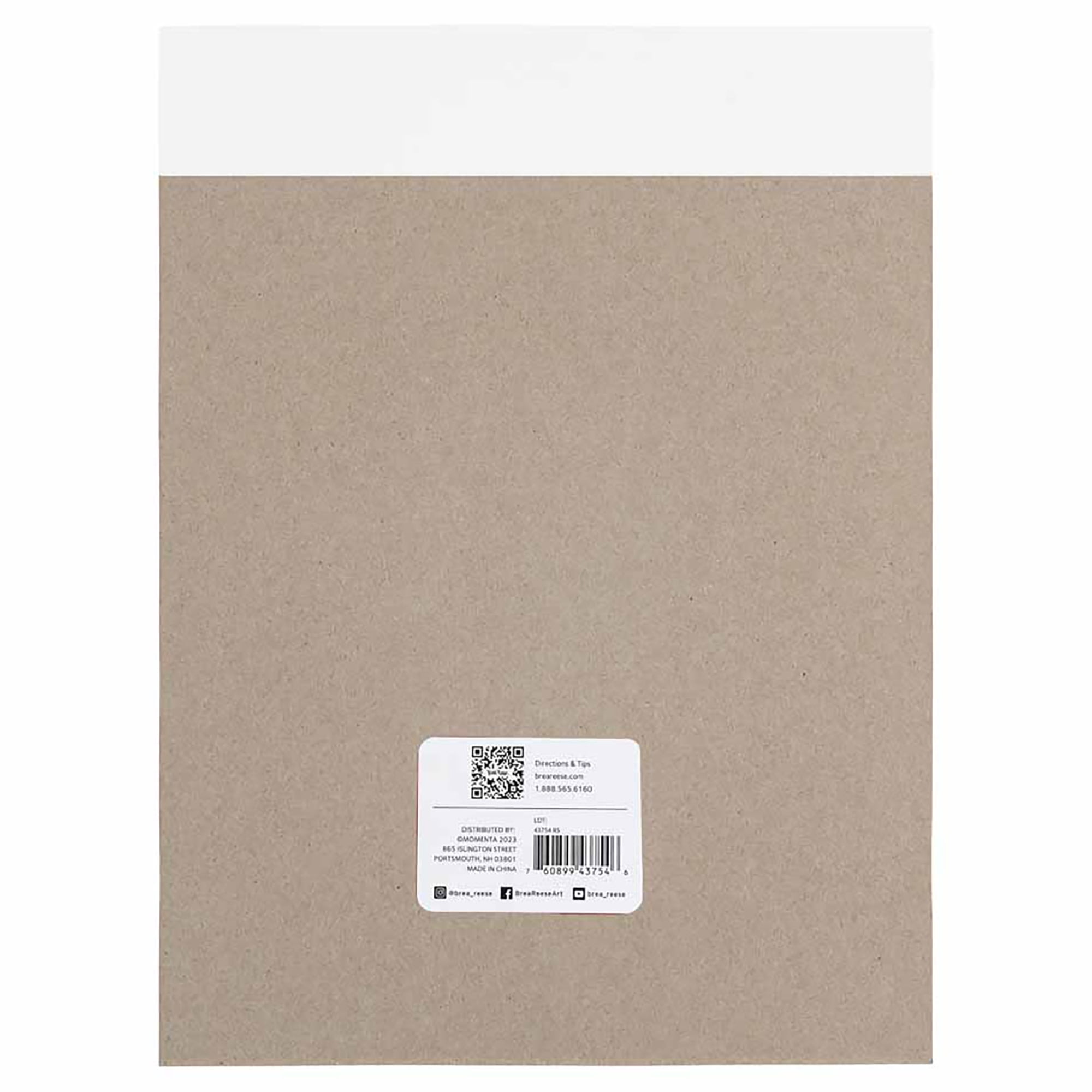 Brea Reese: Watercolor Paper Pad 50 Sheets - 11x15" - 105lb, Acid-Free, Durable & Glue-Bound, Perfect for Watercolor Painting, Adult Art Supplies