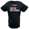 thumbnail image 6 of CM Punk Best In the World Mens Black Version T-shirt 4XL, 6 of 6