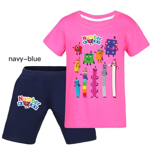 Boys And Girls Children's Short Sleeve Shorts Suit