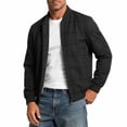 thumbnail image 5 of Guluxicc Men's Plaid Jackets with Zip Pockets Full Zipper Long Sleeve Baseball Jackets for Everyday Gym Workout Wear Summer Fall Casual Jackets, 5 of 5