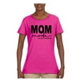 thumbnail image 2 of Wild Bobby, Mom Mode All Day Everyday Mother's Day Womens Graphic Tee, Fuschia, Medium, 2 of 6