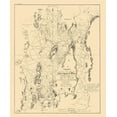 thumbnail image 2 of US Navy 12x14 White Modern Wood Framed Museum Art Print Titled - Narragansett Bay - US Navy 1832, 2 of 4