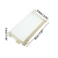 thumbnail image 2 of 1 Pc Women Convenient Travel Cosmetic Bag for Vacation Outdoor Activities Khaki Nylon Mesh, 2 of 4