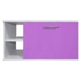 thumbnail image 3 of Gabinete Baño Moderno Ensamblado Mdf Elegante Vinil Rosa, 3 of 4