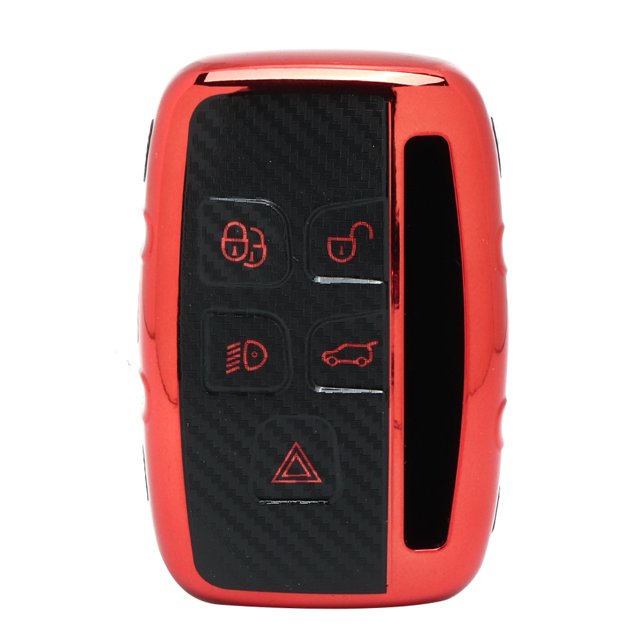 Coque de Clé Intelligente, Boîtier de Porte-Clés, Pièces Clés d'Entrée à Distance Porte d'Entrée de Voiture de Protection de Boîtier en Fibre de Carbone à Distance, pour Voiture