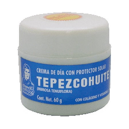 Tepezcohuite Cream Day additioned with "Colagen & Vitamin E" 120 grms.