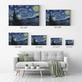 thumbnail image 4 of Smile Art Design Vincent Van Gogh The Starry Night, 1889 Canvas Wall Art Print Artwork Classic Modern Art Living Room Bedroom Decor Ready to Hang Made in the USA - 30x40, 4 of 4