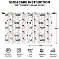 thumbnail image 2 of Blackout Kids Curtains,White Cow Moo Pattern Childrens Insulated Curtains Set Of 2,Bedroom Essentials,Toddler Room Decor 42x54in(106x137cm), 2 of 5