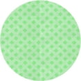 thumbnail image 1 of Ahgly Company Machine Washable Indoor Round Transitional Green Area Rugs, 7' Round, 1 of 7