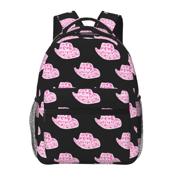 Easygdp Cowboy Hat Mochila Ergonómica Versátil para Laptop - Múltiples Bolsillos, Correas Ajustables, Unisex para Escuela, Viajes y Actividades al Aire Libre-One Size