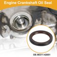 thumbnail image 2 of Unique Bargains 1 Pc Front Crankshaft Oil Seal for Toyota Camry 13-15 No.90311-42051 Main Seal, 2 of 7
